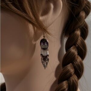 Vintage/Artisan Dangle Earrings Southwestern Style - Design